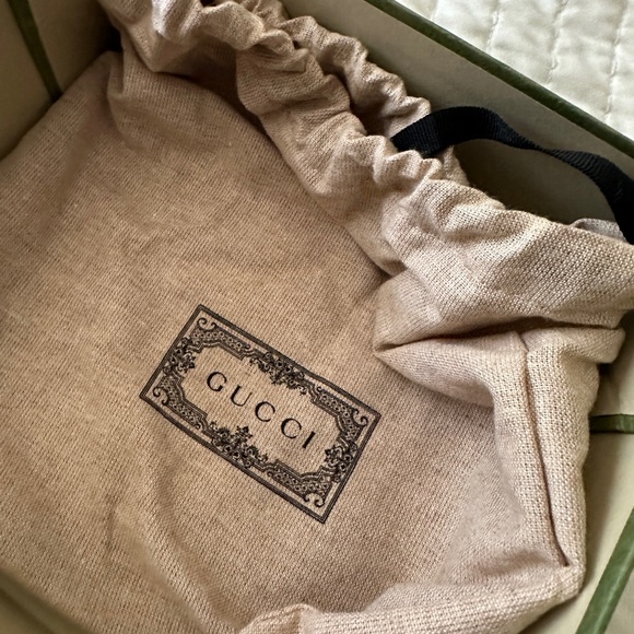 GG MARMONT THIN LEATHER BELT WITH SHINY BUCKLE - Picture 10 of 12